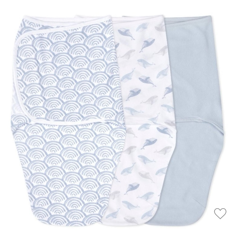 aden + anais  Velcro Swaddle Set